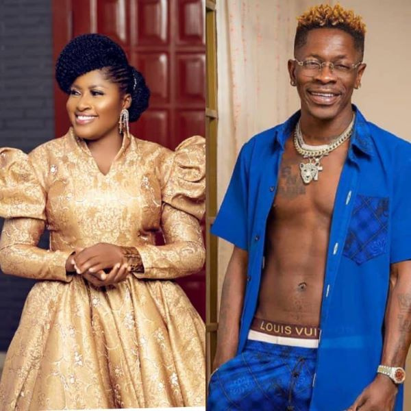 Musicians Patience Nyarko and Shatta Wale