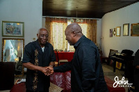 Mahama visits the Dumor family