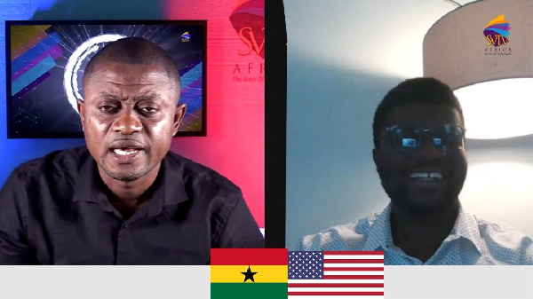 DJ Nyaami and US-based Ghanaian businessman Prince Kwame