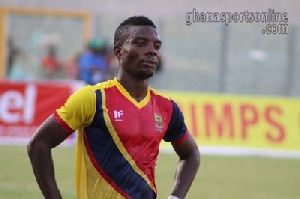 Ex-Hearts winger Ollenu Ashitey