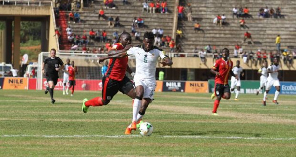 Thomas Partey in action for the Black Stars