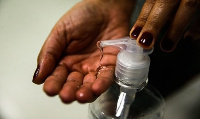 Hand sanitizer. File photo