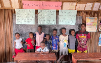 Kyrie Irving made donations to a school in Nigeria and an orphanage in Ghana - Photo Cameron Mofid