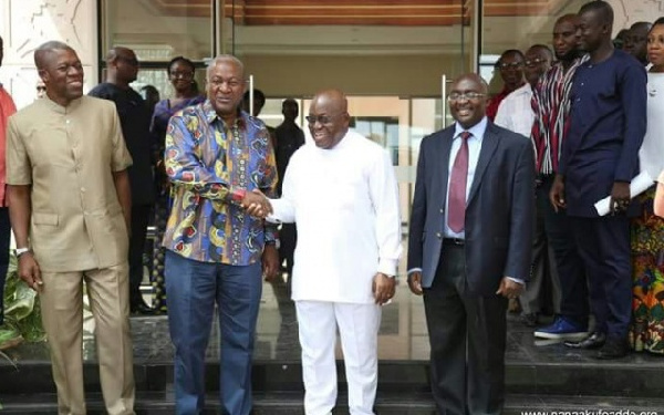 Outgoing President Mahama says he has respect for incoming president Nana Addo