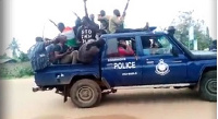 The separatist group captured a police car