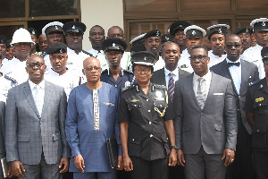 Officials of NIC, Director General of the MTTD and some personnel from MTTD divisions at the launch