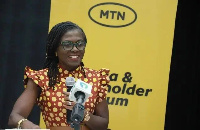 Chief Corporate Services Sustainability Officer of MTN Ghana, Adwoa Afriyie Wiafe,