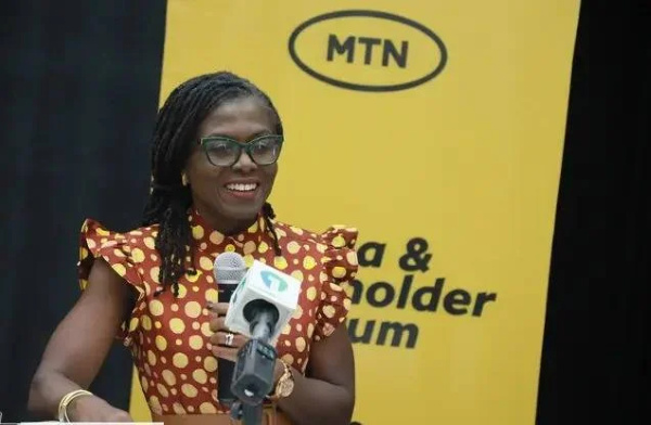 Chief Corporate Services Sustainability Officer of MTN Ghana, Adwoa Afriyie Wiafe,