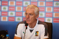 South Africa coach, Hugo Broos