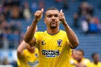 Kwesi Appiah scored his 3rd goal of the season for Wimbledon