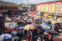 Takoradi Market Circle area