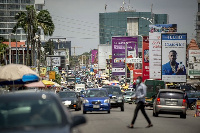 File photo of a street in Accra [Credit Bloomberg]