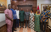 President Akufo-Addo and some NPP UK members