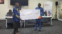 SSNIT making a donation to the National Pensioners Association