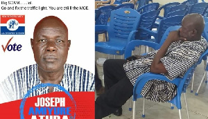 Joseph Amiyuure was mocked on Facebook after his defeat