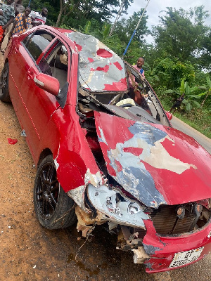 The fatal collision occurred on the Bunso-Koforidua highway near Street Corner Pub in New Tafo