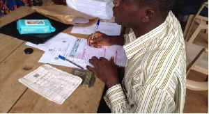 An ongoing voter's registration