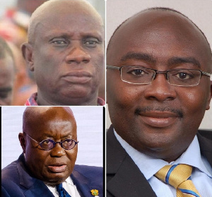 Lawyer Obiri Boahen, President Akufo-Addo and vice-president Mahamudu Bawumia