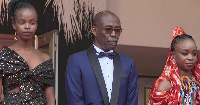 Chad director Mahamat-Saleh Haroun, and some other cast from his movie