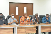 Henry Quartey sandwiched by other Greater Accra MPs