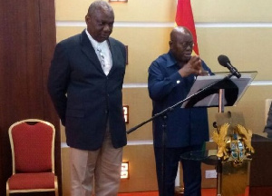 Boakye Agyarko and President Akufo-Addo | File photo