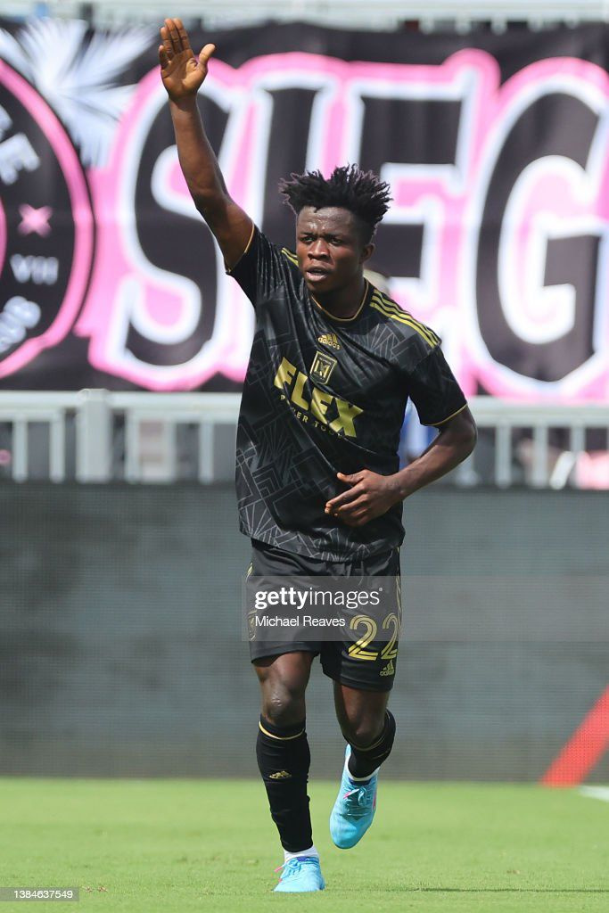 Ghanaian forward Kwadwo Opoku