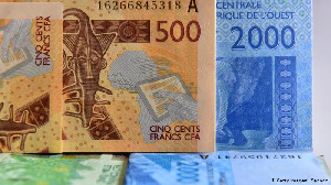 File photo of CFA franc