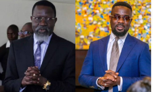 Kenyan presidential aspirant, Professor George Wajackoyah and Ghanaian rapper, Sarkodie