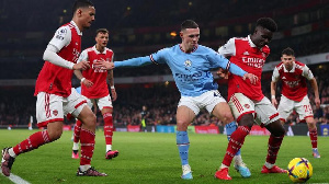 Hoton was sakanin Arsenal da Manchester City