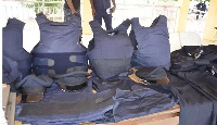 The body armour is to help secure the officers on patrol