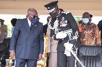 President Akufo-Addo with IGP Dampare