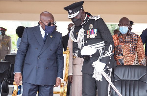 President Nana Akufo Addo And IGP George Akuffo Dampare1111