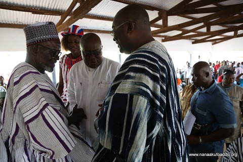 Nana Akufo-Addo, Bawumia and the Bawku Naba