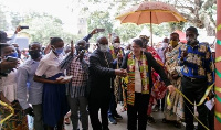 Dr Deborah Rose at the commissioning of the 6th ICT Lab built by the HAF and FYF