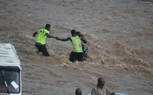 A lot of people were stranded after the Thursday heavy downpours