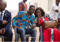 Nana Appiah Mensah with Catherine Abelema Afeku, Minister of Tourism, Arts and Culture