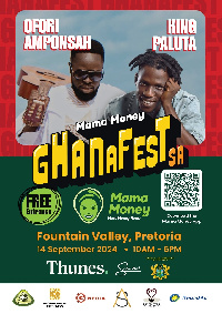 Flyer for GhanaFest SA