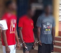 The three OWASS students were arrested for attempting to snatch a taxi