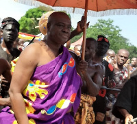 Osagyefo Oseadeeyo Agyemang Badu II, the Omanhene of Dorma