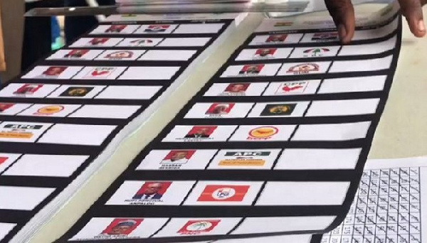 Phile photo: 2020 ballot paper