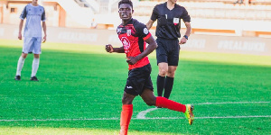 Francis Narh scored twice for his club side