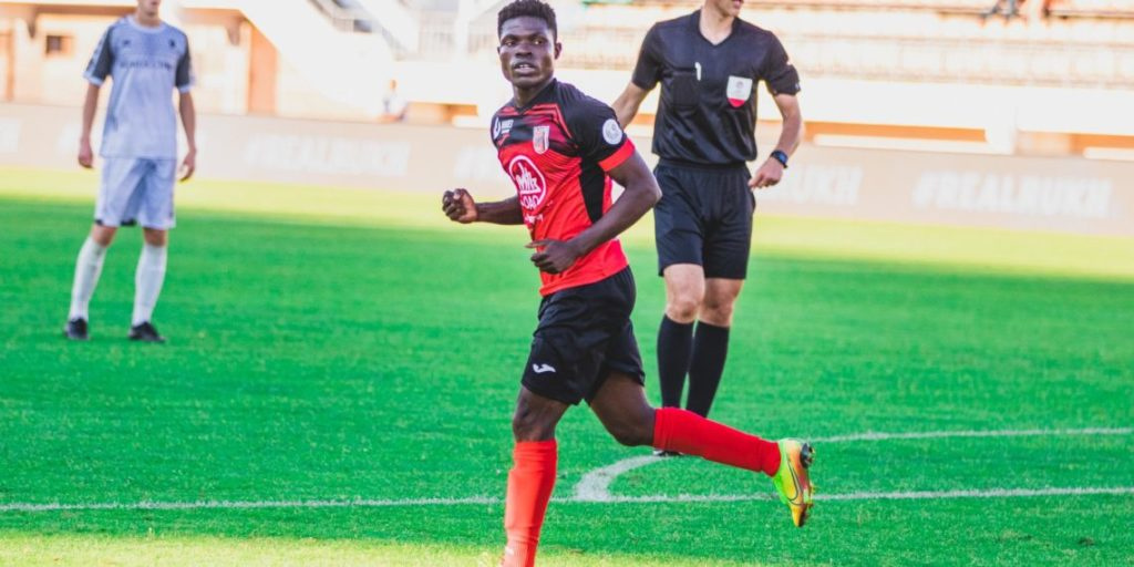 Francis Narh scored twice for his club side