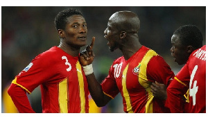 Asamoah Gyan And Stephen Appiah 