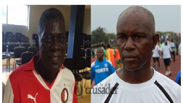 Coach Sam Arday (L) Coach Herbert Addo (R)