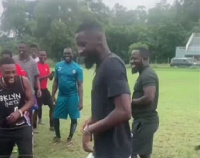 German center-back, Antonio Rüdiger with some friends