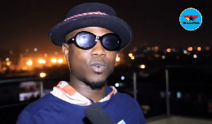 Flowking Stone speaking to GhanaWeb.com