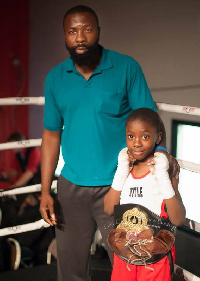 Joseph Awinongya Snr. with his son