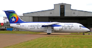 Starbow Airline at Kotoka Int. Airport