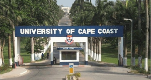 Entrance shot of the University of Cape Coast