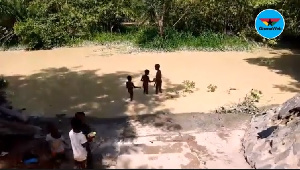 Water bodies in the community have been destroyed by galamsey activities